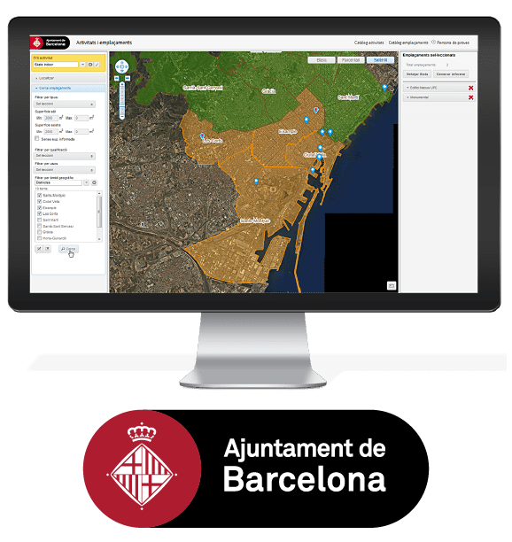 WebGIS Gestió activitats i emplaçaments